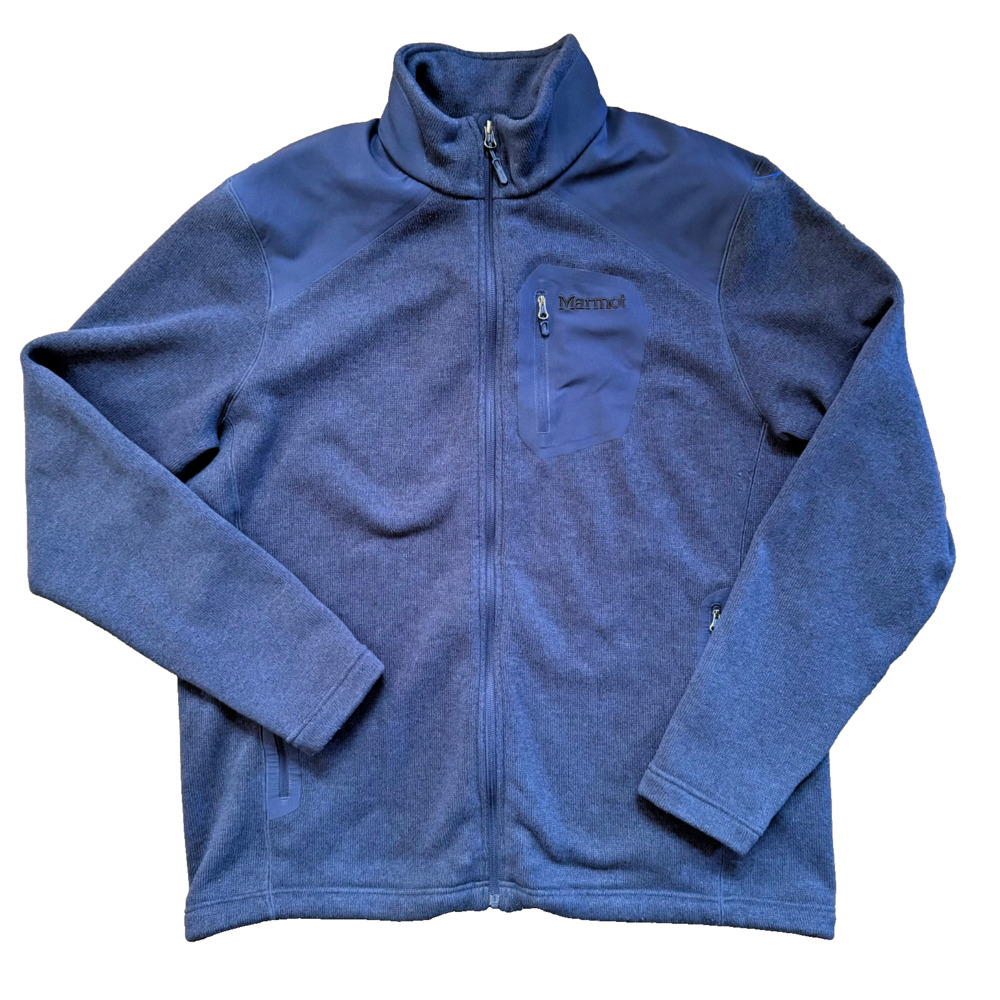 Marmot Reactor 2.0 Fleece Jacket Mens XXL 2XL Arctic Navy Polartec Full Zip $105